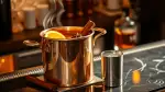 Heißer Apfelwein-Cocktail