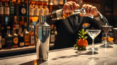 Cocktailshaker aus Edelstahl