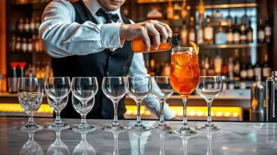 Unzerbrechliche Plastikgläser für Cocktails