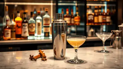Heiße Rum-Wintercocktails