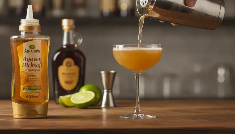 Agavendicksaft & Ahornsirup für Cocktails