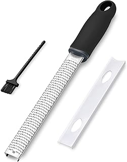 Parmesanreibe Käsereibe Zitronenreibe Edelstahl Reibe mit Rasiermesser-Scharfe Klinge, Fein Zest…