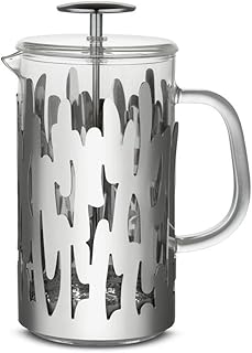 Alessi Barkoffee BM12/8 – Französisch-Presse-Kaffeemaschine aus 18/10 Edelstahl, Poliert