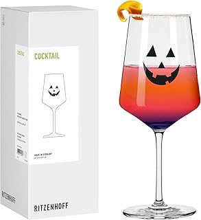 RITZENHOFF 8291001 Cocktail Glas 500 ml, Serie Halloween – mit verspielten Details für eine fe…