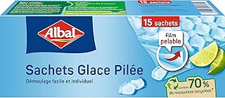 Albal – 15 Beutel für Crushed Ice – einfaches Herauslösen – leicht zu befüllen – enthäl…