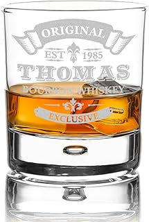 polar-effekt Whiskyglas Personalisiert 330 ml – Geschenk-Idee für Männer – Tumbler Whiskeyglas …