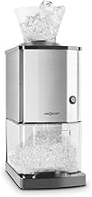 Oneconcept Crushed Ice Maschine, Schneller Crushed Ice Maker mit Auffangschale, Eiscrusher Elektr…