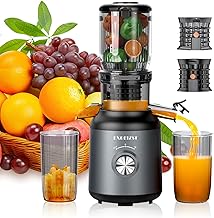 Entsafter Slow Juicer -Große 103mm Öffnung Entsafter Gemüse und Obst Testsieger 250W Entsafte …
