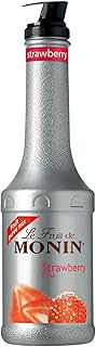 Monin FruchtPüree Mix Erdbeere (1 x 1,0l) – Vielseitiges Fruchtpüree für Smoothies und Dessert…