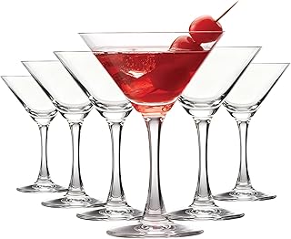 Klassisches Martini-Glas-Set, mundgeblasen, 105 ml, Kristall-Cocktailgläser, perfekt für kosmop…