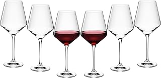 Gerlach 1760 Weingläser Rotweingläser Gläser Set 6 Stück 550 ml Rotweinkelche Kristallglas We…