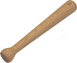 EFO Fermentieren Stampfer 20 cm | Cocktail Stößel aus Buchenholz – langlebig und ergonomisch …