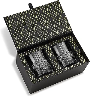 Kristall Whiskey Gläser – 2er Gläser Set (340ml) Reserve für Whisky, Bourbon und Old Fashion…