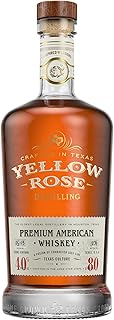 Yellow Rose Premium American 40% vol., Premium American Whiskey, hoher Bourbon Anteil, süßlich…
