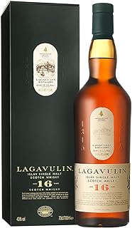 Lagavulin 16 Jahre Islay Single Malt Scotch Whisky, 43 % vol| rauchig, intensiv, torfig, süßer …