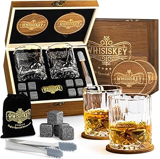 WHISISKEY Whisky Gläser Set – Whiskey Geschenkset Glas – Whiskygläser – Geschenke für Männer …