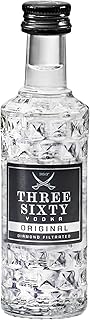 THREE SIXTY VODKA | Diamond filtrated Vodka | In der einzigartigen Facettenschliff-Flasche | Ein …
