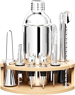 Cocktail Shaker, Bar Shaker Edelstahl Cocktailshaker, Coctail Barkeeper Set Mix Coktailshakerset,…