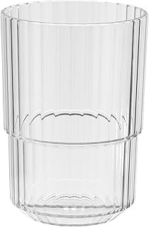 APS 10563 Trinkbecher -LINEA- Hochwertiges Tritan Kunststoff Trinkglas mit 0,4 Liter, BPA frei, s…