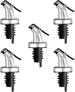 PIQIUQIU 5 Stücke Flaschen Ausgießer Öl Weinausgießer Schnapsflaschen Gießen Kunststoff Mit …