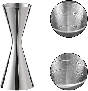 Cocktail Messbecher, 304 Messbecher aus Edelstahl, Integrierte Waage, Cocktail Jigger Dual Spirit…