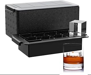 Transparente Eiswürfelform für Whiskey: FDDBI 5,1 cm klare Eiswürfelbereiter – große Eiswü…