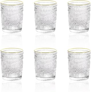 Wassergläser Gläser Trinkgläser, 6er Set, aus Glas, Geeignet für den täglichen Gebrauch, Fam…