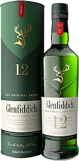 Glenfiddich 12 Jahre Single Malt Scotch Whisky mit Geschenkverpackung, 70cl – der weltweit meistp…
