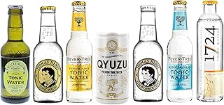 Tonic Water – Probierset 7 Sorten Erfrischungsgetränk inkl. Pfand – 7×0,2l/1St