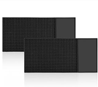 Thinkingwings 2er-Set Barmatte, 30 x 15 cm, Gummi-Abtropfmatte, Abtropfmatte für Geschirr, schne…