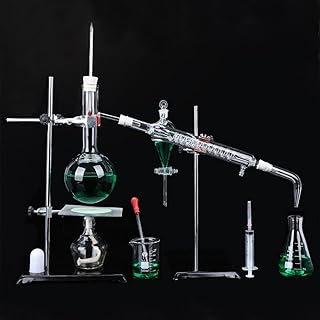 1000ml Destillation Kit, Alkohol Destiller, Labor Glaswaren, Chemie Labor Glaswaren Kit, Home Mic…