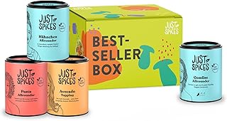 Just Spices Favoriten Gewürzbox, 4 vielseitige Gewürzmixe