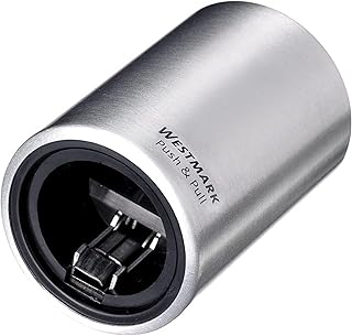 Westmark Automatischer Flaschenöffner/Kapselheber, Zum Öffnen von Kronkorken-Flaschen, Gebürst…
