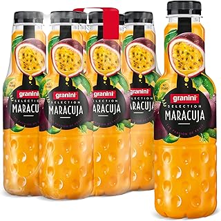 granini Selection Maracuja (6 x 0,75l), 20% Frucht, Maracuja Fruchtsaftgetränk, vegan, exotische…