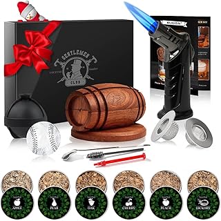 Whisky Smoker Set Cocktail Zubehör- Whiskey Geschenkset Personalisierte Geschenke für Männer G…