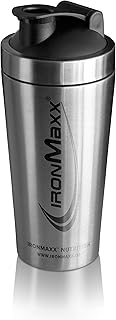 IronMaxx Eiweiß Shaker – 750ml Steelshaker | Auslaufsicher, Spülmaschinengeeignet, BPA & DEHP-f…