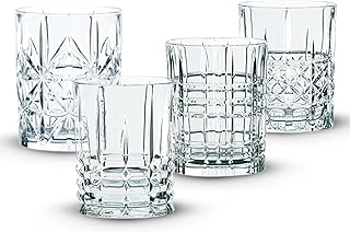 Nachtmann 4-teiliges Gläser Set, 345 ml, Highland, 95906, Trinkgläser aus Kristallglas, Tumbler…