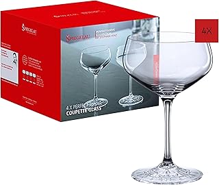 Spiegelau Cocktailschalen 4er Set, 235 ml, Perfect Serve, 4500174, Champagner Schalen aus Kristal…