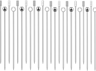 24 Stück Edelstahl Cocktailspieße,BetterJonny Martini-Spieße Obst Sticks Cocktail Pick Martini…