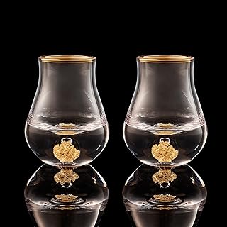 DUJUST 【2025 Neues Design】 Elegantes Geschwungenes Schnapsgläser (4.5 cl), Kristall-Schnapsg…
