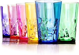 SCANDINOVIA – 560ml unzerbrechliche Premium-Trinkgläser – 6er Set – Tritan Kunststoff Becherglas…