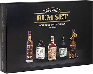 Sierra Madre Tasting Kits Premium Rum Tasting Set | Enthält 5 beliebte Rums | 50ML pro Flasche |…