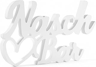 Candy Bar Deko, Naschbar Deko Holz, Naschbar Schild, Naschbar Zubehör, Naschbar Tischdeko für H…