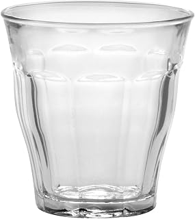 Duralex 1025AB06A2111 Picardie Six Trinkglas, Wasserglas, Saftglas, 160ml, Glas, transparent, 6 S…