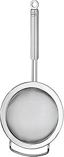 RÖSLE Küchensieb feinmaschig, Hochwertiges Sieb zum Abgießen, Feinpassieren und Blanchieren, E…