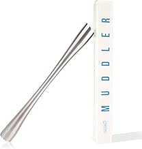 Muddler aus Edelstahl – langer Barstößel mit ergonomischem Griff für leichteres Zerdrücken vo…