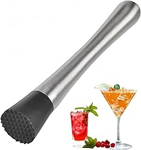 Professioneller Cocktail Stössel,Cocktail Stößel,Cocktail Muddler,Edelstahl Ice Crusher,Cockta…