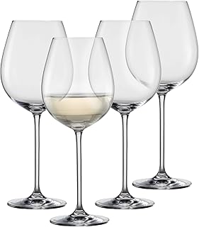 SCHOTT ZWIESEL Allround Weinglas Vinos (4er-Set), anmutige Weingläser für Rot- und Weißwein, s…