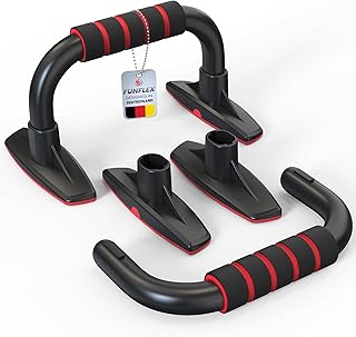 FUNFLEX Liegestützgriffe für effektives Oberkörpertraining – Push-up Bars mit rutschfestem Gri…