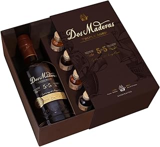 Dos Maderas Tasting Set | Exklusiver Alterungsprozess | 1 x 0,7l 10 Jahre gereifter Rum und 4 Sam…